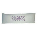 Broadcloth Logo Neck Roll Pillow (6"x10")